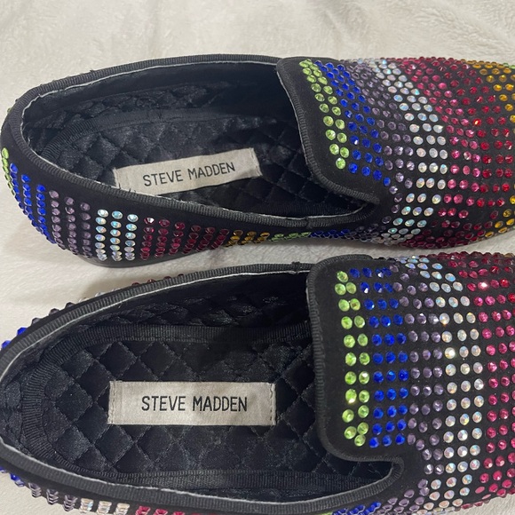 MENS STEVE MADDEN CHARMER LOAFER SHOES IN RAINBOW MULTICOLOR. SIZE 7 - Picture 5 of 5